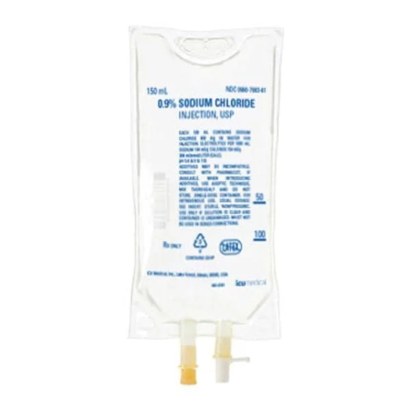 0.9% Sod Chl Inj 150Ml 1-1, 32/Cs