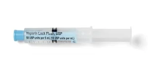 10 mL Syringes Prefilled with Heparin, 5 mL, 10 u / mL
