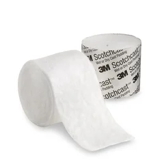 3M Cast Padding Water Resistant 3M™ Scotchcast™ Wet or Dry 2 Inch X 4 Yard Polypropylene / Polyethylene Knit / NonWoven Fibers NonSterile, 4/CS