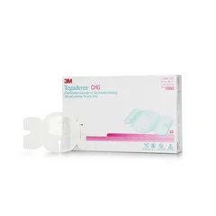 3M CHG I.V. Securement Dressing Tegaderm CHG (Chlorhexidine Gluconate) / Film 2-3/4 x 3.375 Rectangle Sterile, 100 EA/CS