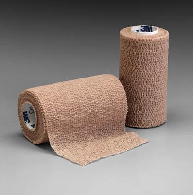 3M Coban Self Adherent Wrap, Tan, 4″, 18/bx