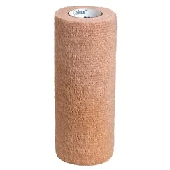 3M Cohesive Bandage Coban 6 x 5 Yard Standard Compression Self-adherent Closure Tan NonSterile, 12 EA/CS