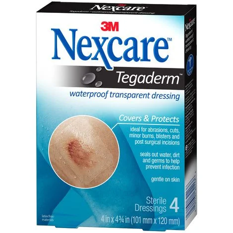 3M Healthcare Nexcare Tegaderm Waterproof Transparent Dressing