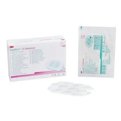 3M IV Advanced Securement Dressing Tegaderm Film 4 x 4-3/4 Rectangle Sterile, 200 EA/CS