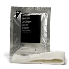 3M Padded Splint 3M™ Scotchcast™ Quick Step Double Sided Felt 2 X 10 Inch Felt / Fiberglass White, 10/CS
