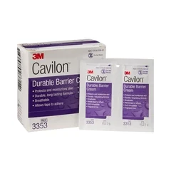 3M Skin Protectant Cavilon 2 Gram Individual Packet Unscented Cream CHG Compatible, 20 EA/BX