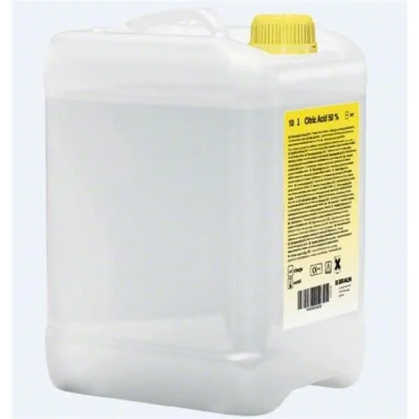 50% Citric Acid, 6 L Citric Thermal Disinfection
