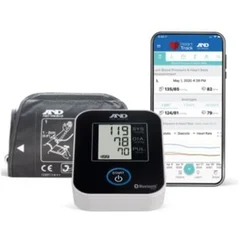 A&D Engineering Digital Blood Pressure Monitor A&D Medical 1-Tube Automatic Inflation Adult Medium Cuff, 1/EA