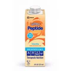 Abbott Nutrition Oral Supplement Vital Peptide 1.5 Vanilla Flavor Ready to Use 8 oz. Carton