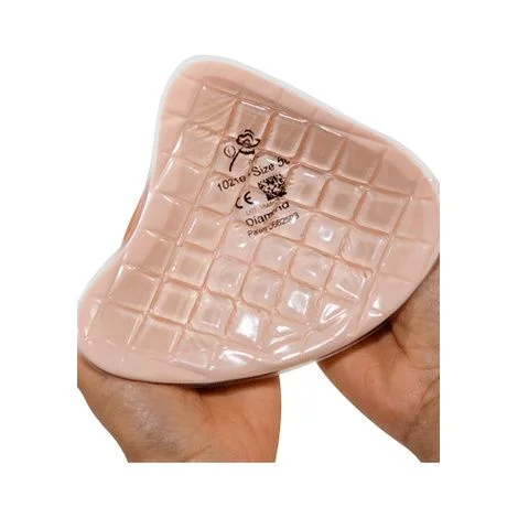 ABC 10218 Diamond Asymmetric Silicone Breast Form