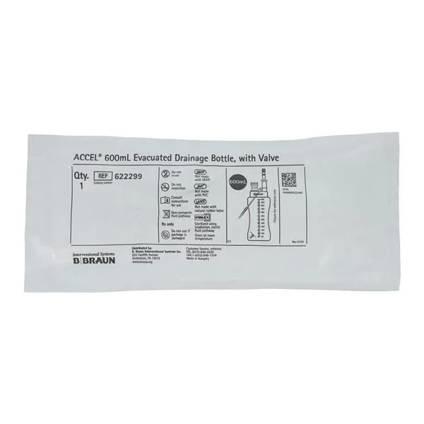 Accel Plastic Evacuator Drain Bottle Proportionate Head, 25/CS