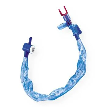Adult Trach Care Turbo-Cleaning Closed Suction System Kit for Endotracheal Tube, T-Piece, 12 Fr x 54 cm