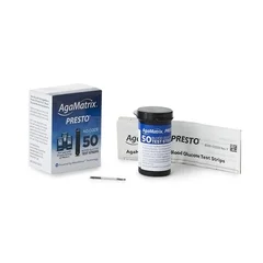 Agamatrix Wavesense® Presto® Blood Glucose Test Strips – 50/Box
