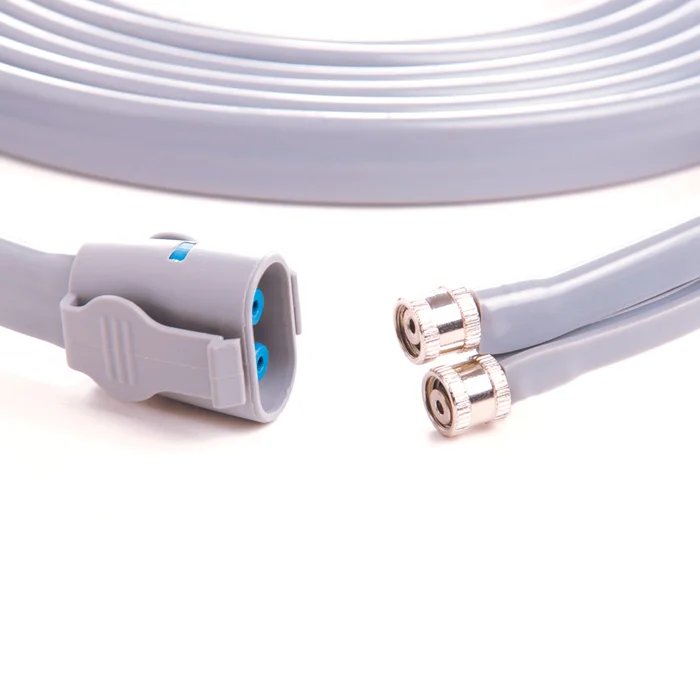 Air Hose Tubing 2-Tube Adult/Pediatric 12ft/3.6m, Gray