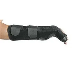 Alimed Boxer Fracture Brace EZY Wrap® Neoprene Left Hand Black Medium / Large
