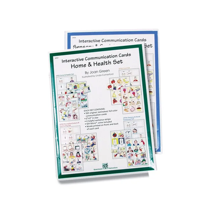 Alimed Interactive Communication Cards Home and Health Set – 82262