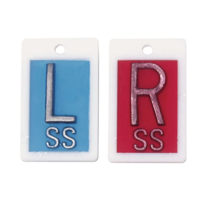 Alimed Left/Right Marker Sets Left/Right Marker Sets, 1″ Bold Face with Initials – 921521