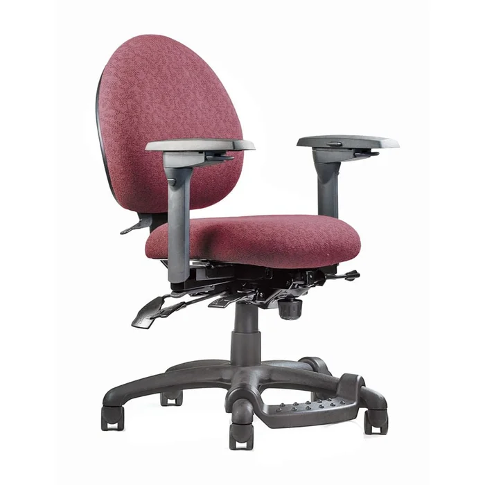 Alimed Neutral Posture Petite Chair Petite Chair, 360 Degree Arms, Grey – 711245/NA/NA/GREY