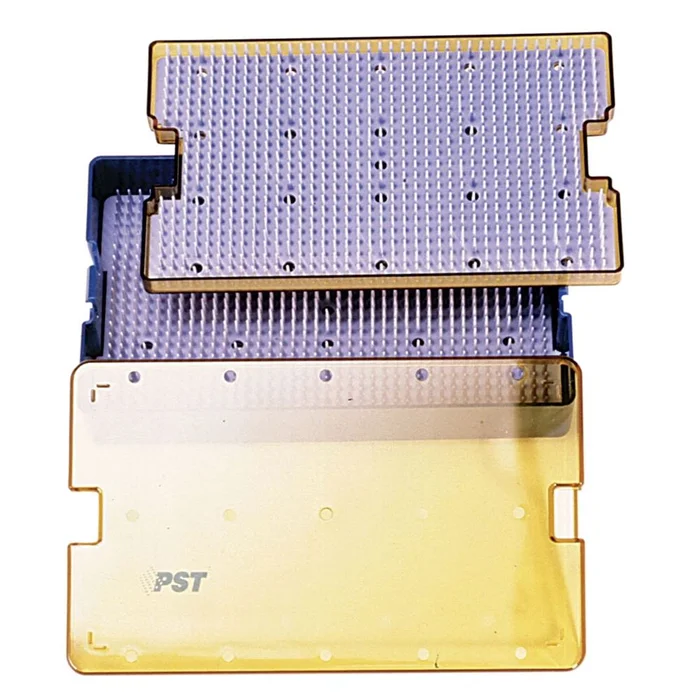 Alimed PST Universal Sterilization Trays Micro Tray, Base, Insert Tray, Lid and 2 Mats, 6″W x 10″L x 1-1/2″D – 960382