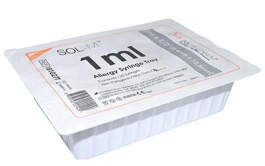 Allergy Syringe/Needle 27g x 1/2″ 1cc Conventional Low Dead Space 1000/Case