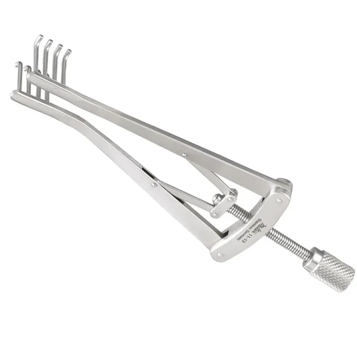 Alm Retractor, 3 7/8″, Spread 3″, Prongs ½” Deep