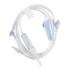 Amsino International Primary Administration Set AmSafe 10 Drops / mL Drip Rate 83″ Tubing 2 Ports, 1/EA