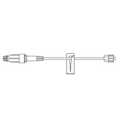 B. Braun Extension Set UltraSite® 8 Tubing 1 Port 0.61 mL Priming Volume DEHP-Free, 100 EA/CS