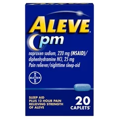 Bayer Night Time Pain Relief Aleve® PM 220 mg Strength Naproxen Sodium Capsule