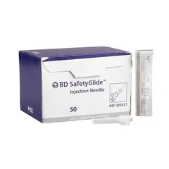 BD Hypodermic Needle SafetyGlide Sliding Safety Needle 27 Gauge 5/8″ Length, 500 EA/CS