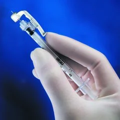 BD Insulin Syringe with Needle SafetyGlide 0.3 mL 31 Gauge 5/16″ Attached Needle Sliding Safety Needle, 400 EA/CS
