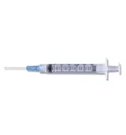 BD Luer-Lok syringe with BD PrecisionGlide needle combination, 21 G, 1 in., 8BX/CS