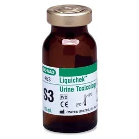 Bio-Rad Laboratories Liquichek Drugs of Abuse Control Urine Toxicology Level S3 10 X 10 mL – 463