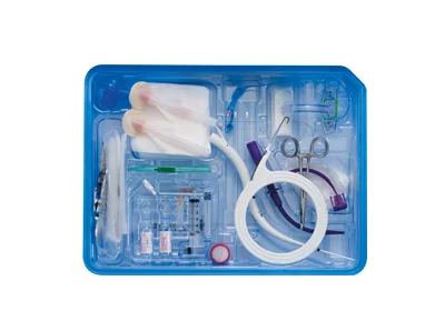 BLUperc Percutaneous Dilation Procedural Kit with Single Stage Dilator and 8.0 mm BLUselect trach tube