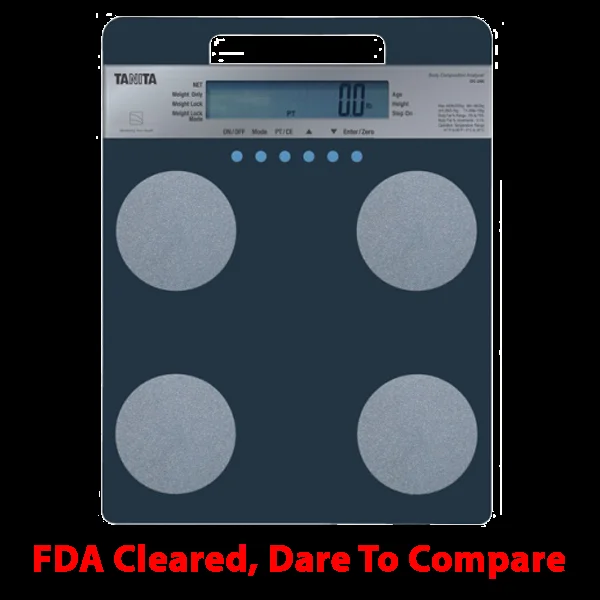 Body Composition Analyzer With 440lb Portable/AC Adapter or Battery Powered