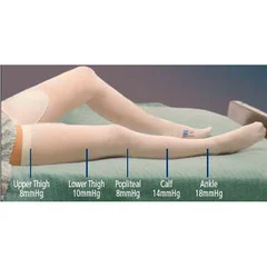 Cardinal Health Anti-embolism Stockings T.E.D. Thigh-High 2 XL, Short, 6PR/CT