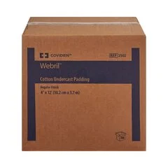 Cardinal Health Cast Padding Undercast WEBRIL 4 x 4 Yard Cotton Sterile, 50 EA/CS - Image 3