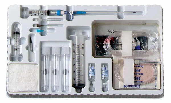 Cardinal Thoracentesis/Paracentesis Tray with Catheter, 10/cs