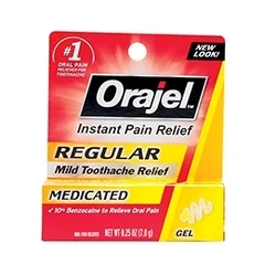 Church & Dwight Oral Pain Relief Orajel® 20% Strength Benzocaine Oral Gel 0.25 oz.