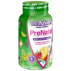 Church & Dwight Prenatal Vitafusion Vitamin Supplement Gummy 90 per Bottle Assorted Fruit Flavors