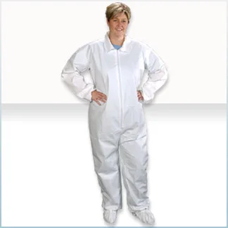 ComforTech Coveralls 5XL Elastic hood, wrist & ankle, boots, serged seam