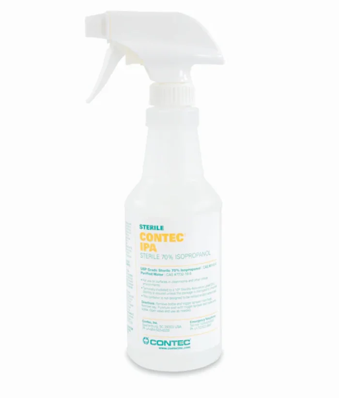 Contec Sterile 70% Isopropanol 16oz Spray Btl 12/cs