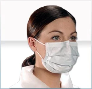 CoolOne Face Masks with Magic Arch, Earloops, Blue, 500/cs