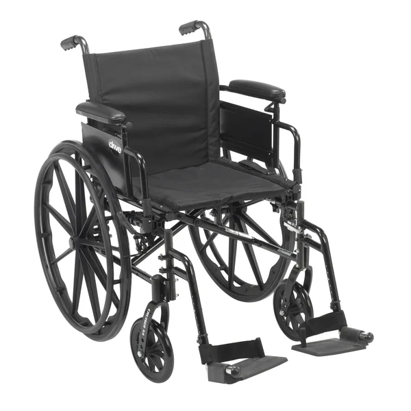 Cruiser X4 Lightweight Dual Axle Wheelchair with Adjustable Detachable Arms, Desk Arms, Swing Aw | CX416ADDA-SF