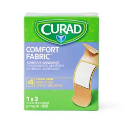 Curad CURAD Comfort Adhesive Bandages, 1 x 3 (2.5 cm x 7.6 cm), 100 EA/BX