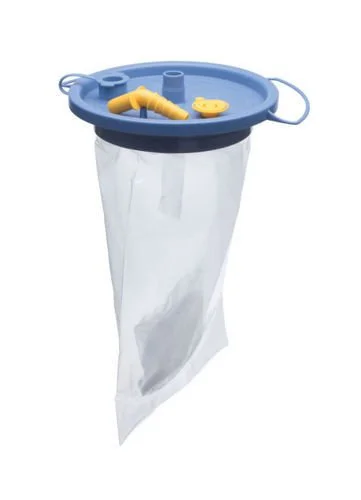 Disposable Suction Canister Liner 1500ml with lid and solidifier