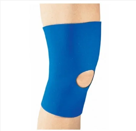 DJO ProCare Clinic Open Patella Slip-On Knee Sleeve – Blue