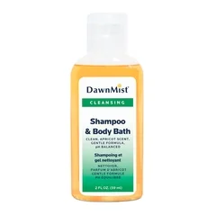Donovan Industries Shampoo and Body Wash DawnMist® 2 oz. Squeeze Bottle Apricot Scent, 144 EA/CS
