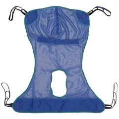 Drive Medical Full Body Commode Sling 4 or 6 Points Without Head Support Large 600 lbs, 12 EA/CS