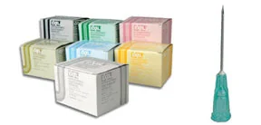 Exel Disposable Hypodermic Needles, 20G x 1″, 100/Bx