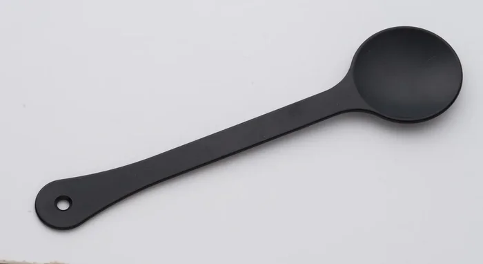 Eye Occluder 9-3/4 Inch Long Handle Style Cupped Black Plastic